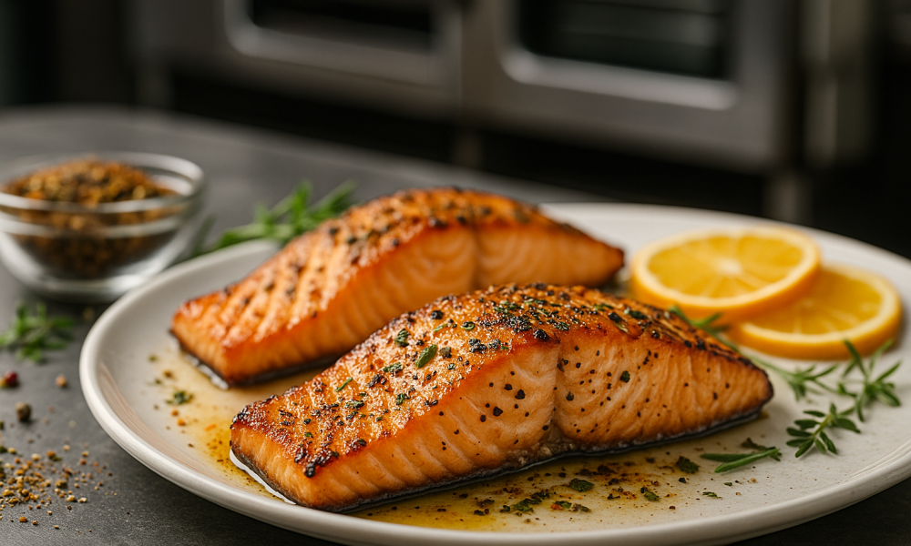 Salmão ao molho Orange pepper